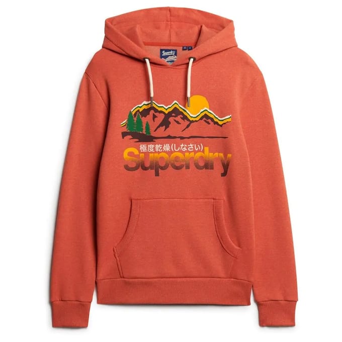 Superdry - Great Outdoors hoodie met afbeelding - Heren - Hoodies