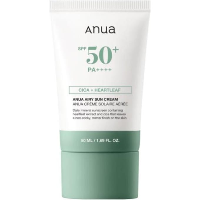 [Anua] Airy Zonnebrandcrème SPF 50+ PA++++ 50ml white