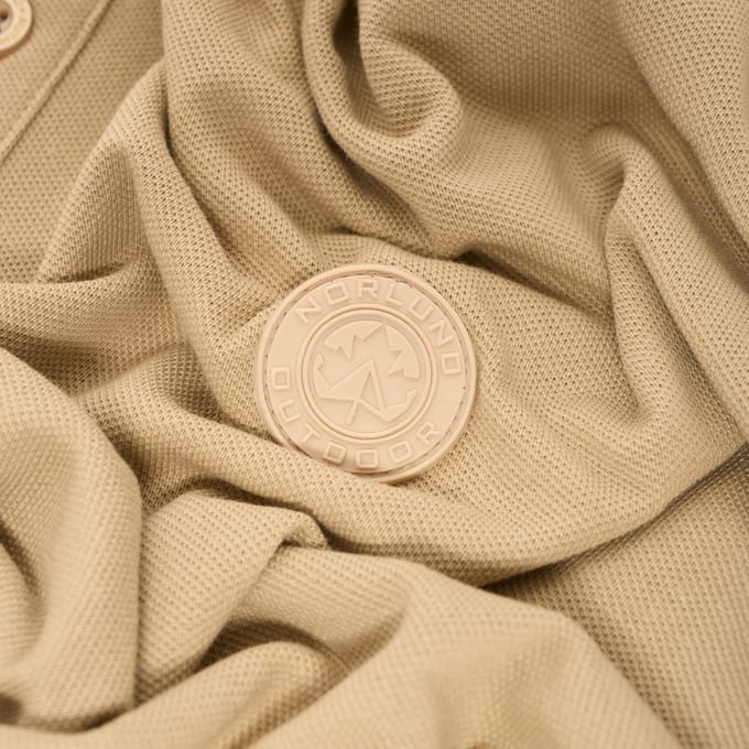 Norlund - Heren Polo SS Paladin Polo - Beige - Maat L
