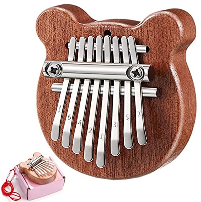 Mini Kalimba 8 Toetsen - Draagbare Thumb Piano voor Beginners en Kinderen