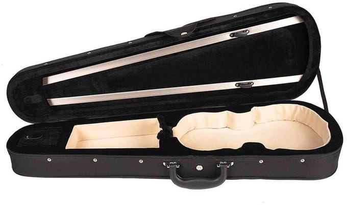 Leonardo VC-1334-BK Elementary Series vioolkoffer gevormd 3/4 zwart