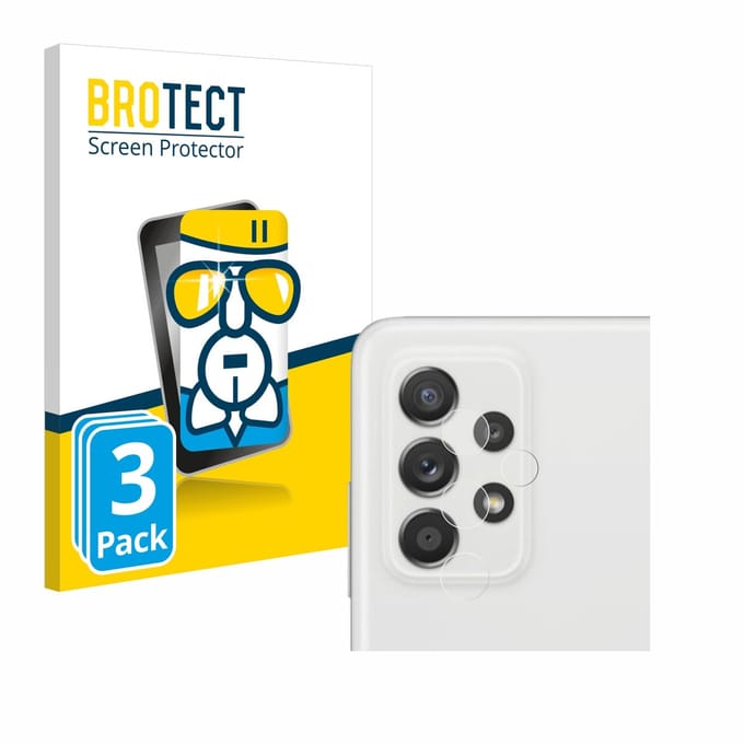 Screenprotector 3 Stuks voor Samsung Galaxy A52s 5G (ALLEEN Camera Lens) Beschermglas transparant