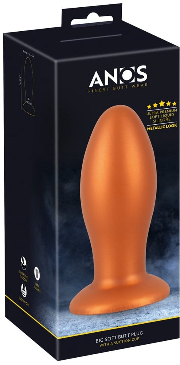 Anos BIG Soft Butt Plug With S