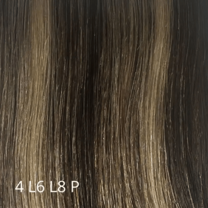 Balmain Genius Backstage Weft Human Hair #4 L6 L8 P 55cm