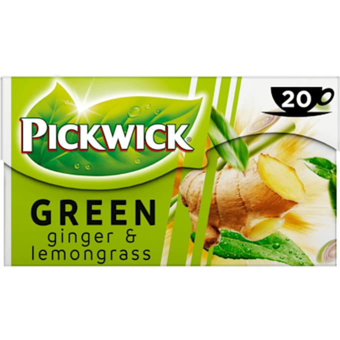Ginger & lemongrass groene thee