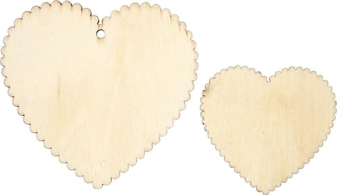 Harten, afm 5,1x5,1 cm, 12 stuk/ 1 doos