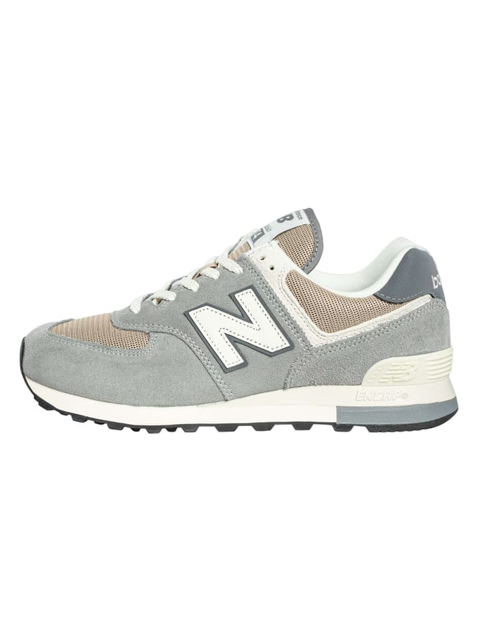 New Balance 574 Suede Trainers, Grijs