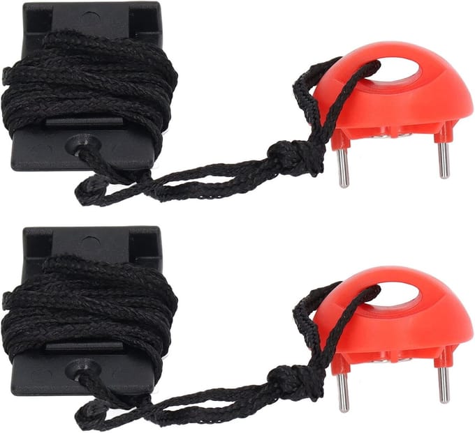 Veiligheidssleutel Loopband - Noodstopschakelaar - Veilig Sporten - Universele Pasvorm - 2 Stuks