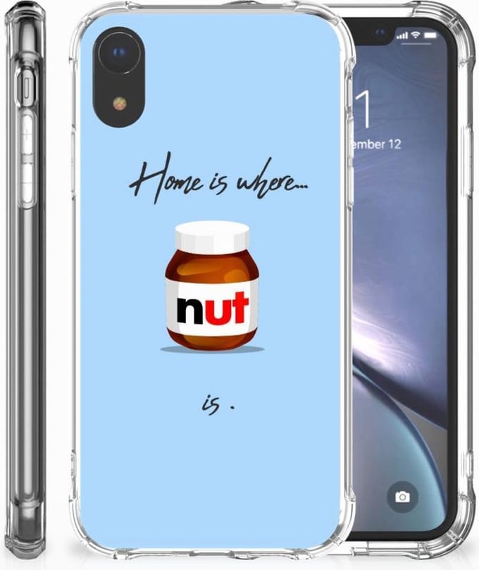 Apple iPhone Xr Beschermhoes Nut Home