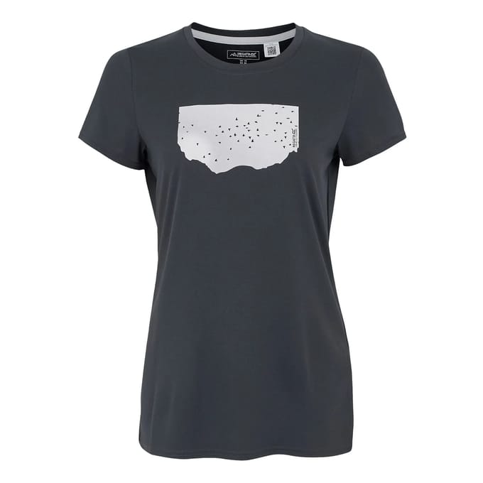 Regatta Fingal Stretch T-shirt Met Korte Mouwen Grijs 16 Vrouw