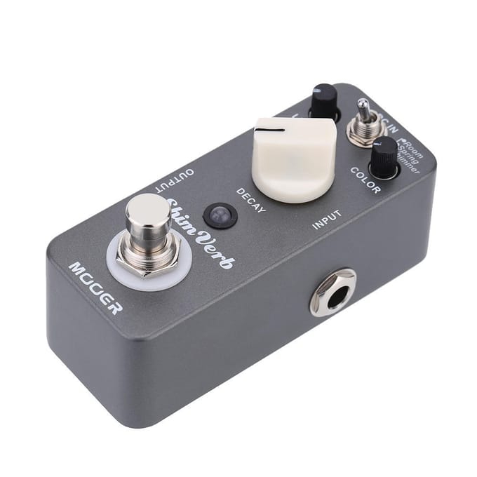 Mooer Shim Verb Micro Mini pédale d'effet de réverbération numérique pour guitare électrique True Bypass gray
