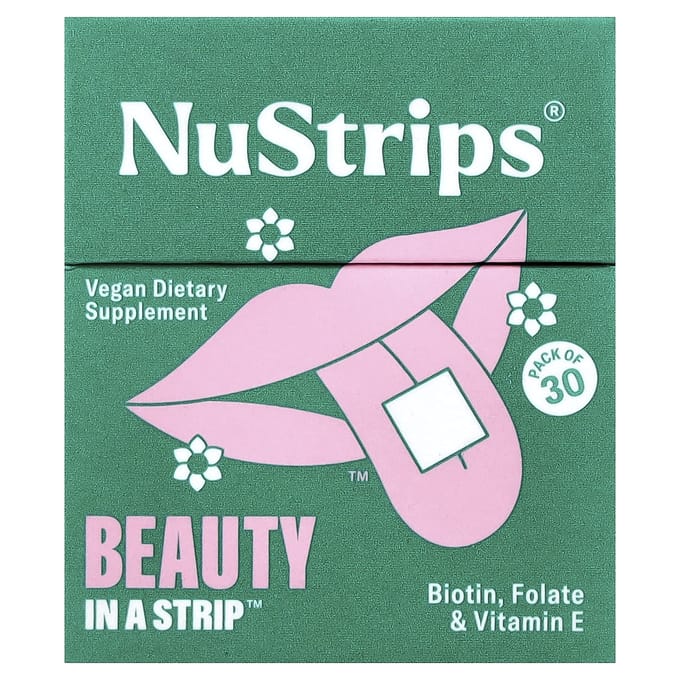 NuStrips, Beauty In A Strips™, Fraise Sucrée, 30 Bandes