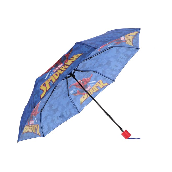Spiderman Paraplu - Kinderparaplu - Metaal frame - Blauw