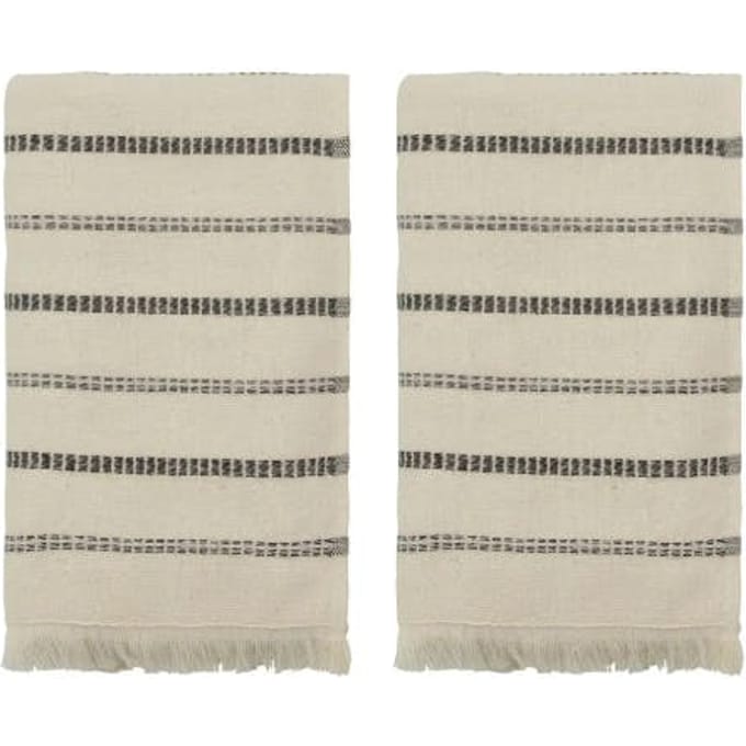 Meraki Towel, MKTrue, Off-white;Black Off-white, Black 1 pcs