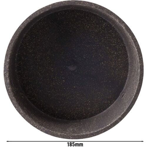 GGM Gastro (60 stuks) kom - Bio-Compound - 1l - rond - Ø 185mm - Diepte: 68mm - Grijs grijs