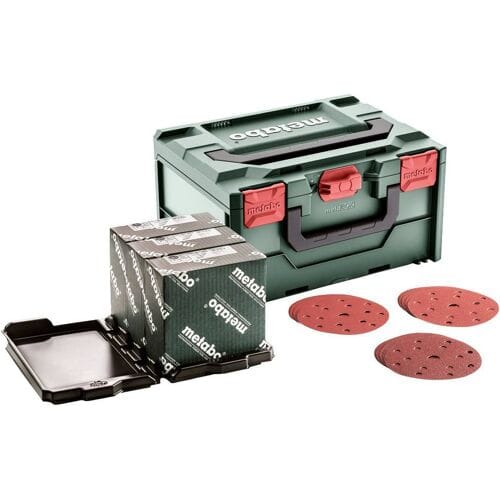 Metabo Toebehoren - Set van 150 schuurpapieren en een doos 626756000