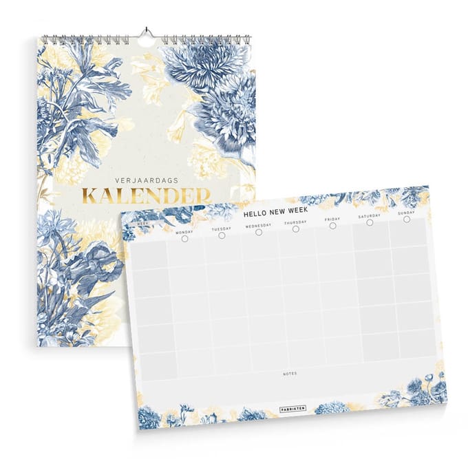 Fabrikten Bundel Delfts - Kalender + Weekplanner A4