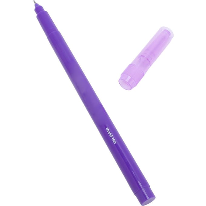 10 Set Huid Stencil Markers met Linialen Sneldrogend Uitwisbare Huid Scribes voor Schoonheidssalon 10ml pink