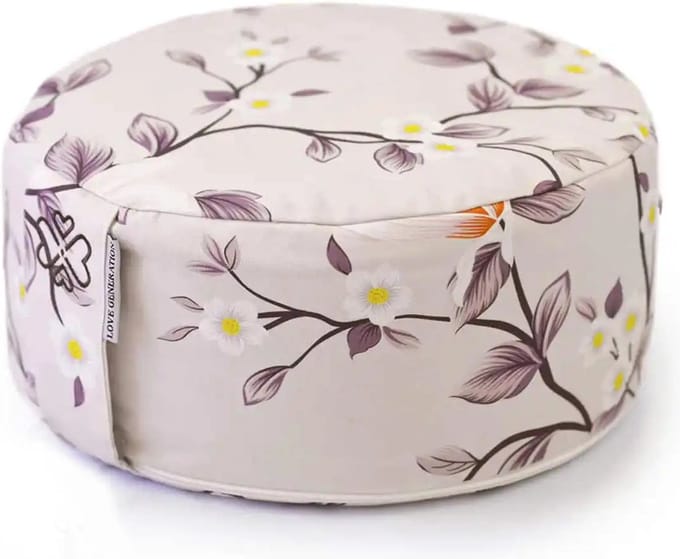 Love Generation - Meditatiekussen - Rond - Field Flowers