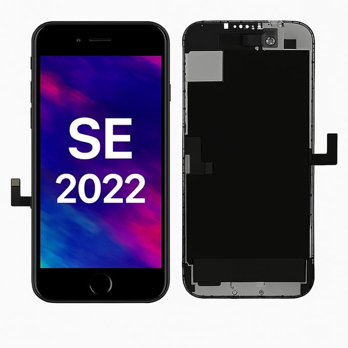 LCD Scherm Geschikt Voor IPhone SE 2022 Met Front Camera Frame | Hoge HD+ Kwaliteit Display
