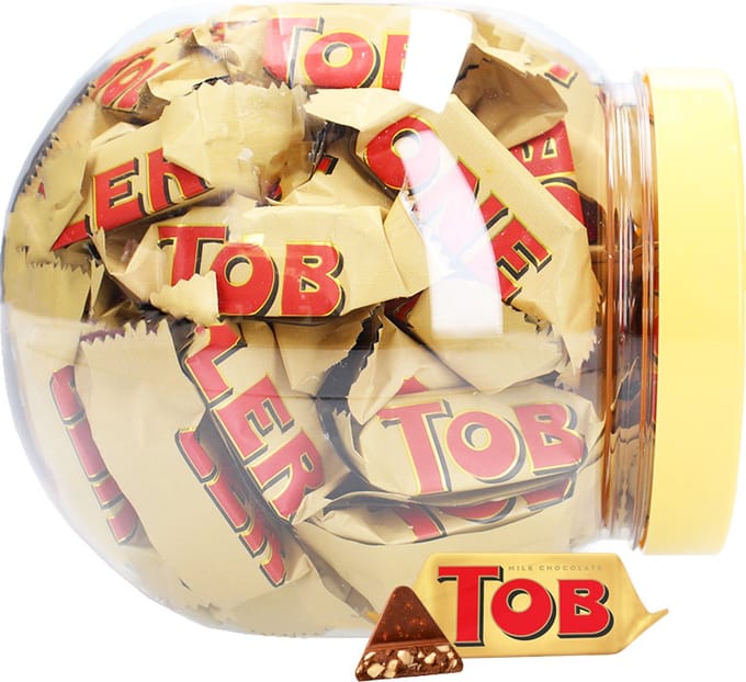 Toblerone Tiny - melkchocolade met amandel, nougat en honing - 470g