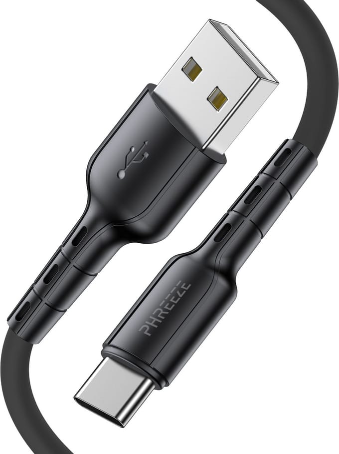 Oplaadkabel usb naar usb C - 1 meter - Usb C naar usb kabel - Flexibel & lange levensduur - Phreeze