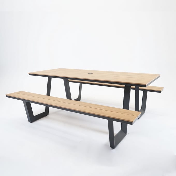 Vita Massa rechthoekige picknicktafel