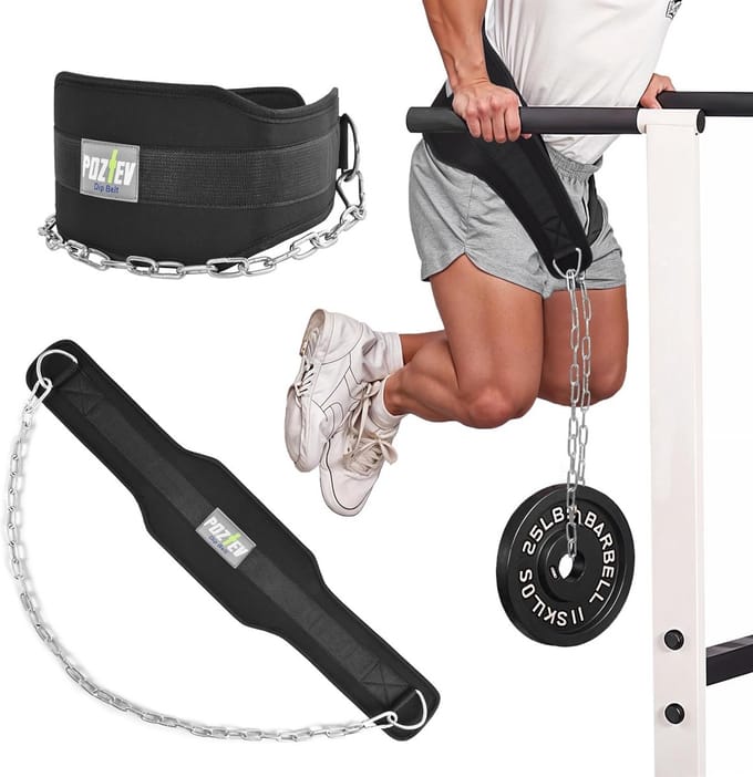 Verzwaarde Dipriem met Ketting voor Krachttraining, Pull-Ups en Squats - Unisex