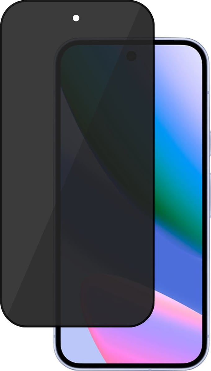 TechNow Privé Screenprotector geschikt voor Google Pixel 10 / 10 Pro Screenprotector - Privacy Beschermglas - Rounded - Privacy Proteqt+