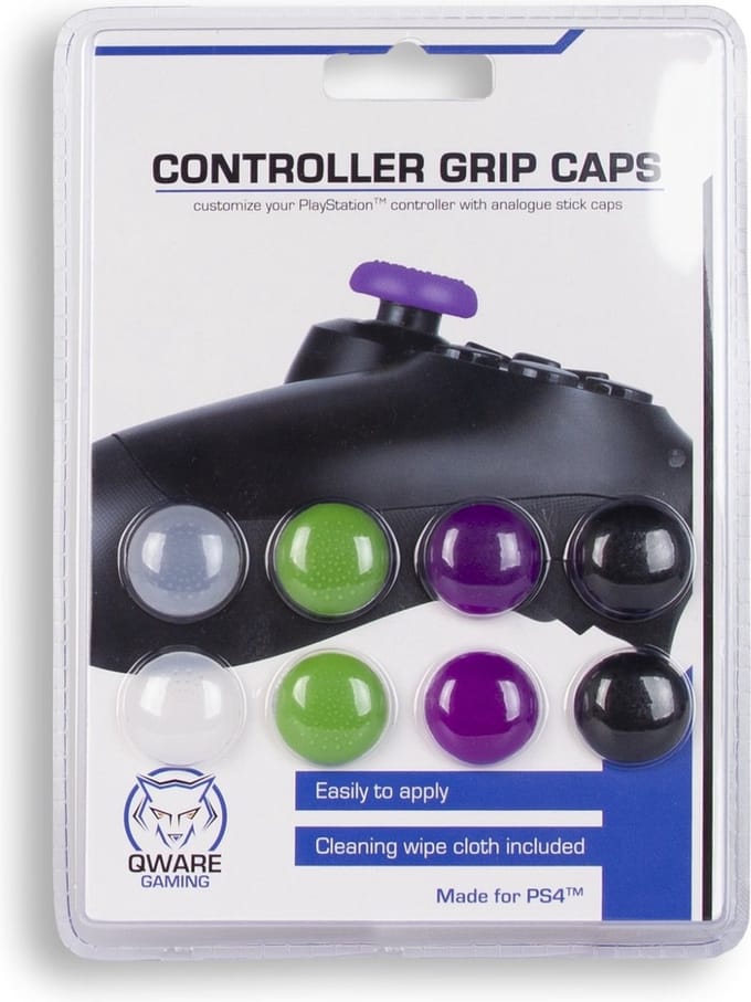 Qware PS4 Controller Caps - Thumb Grips voor PS4 Thumbsticks