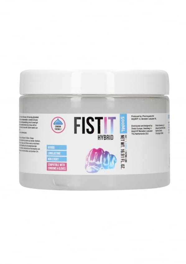 Fist It - Hybride Glijmiddel op water en Siliconen basis - 500 ml
