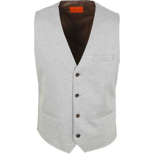 Suitable Gilet Kris Mist Grijs - Maat 48 - Heren