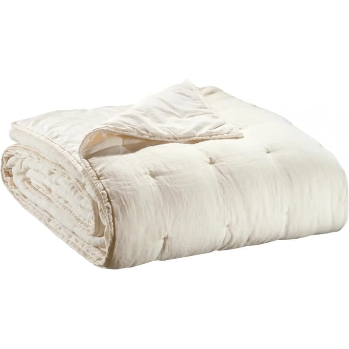 Stonewashed katoenen sprei Vivaraise Zeff