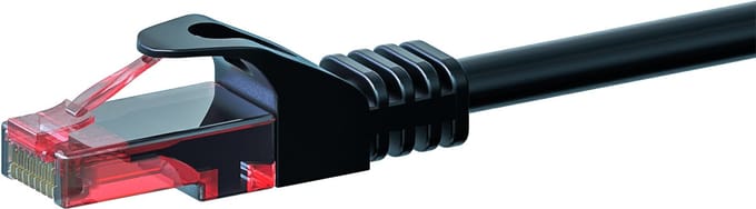 Danicom UTP CAT6 patchkabel - 30 meter zwart - 100% koper - netwerkkabel - internetkabel - UTP kabel - RJ45 - 1000 mbit/s
