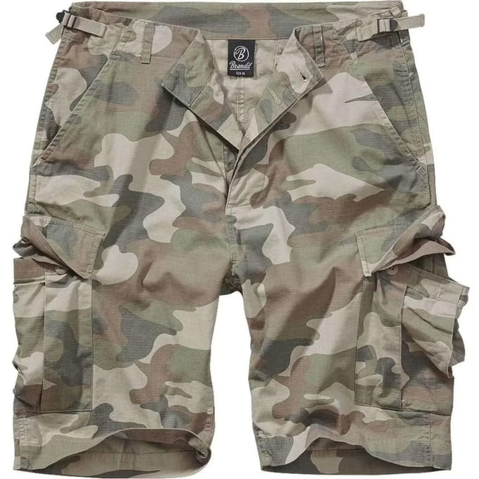 Brandit Shorts - BDU Ripstop Short - S tot 7XL - voor Mannen - zwart