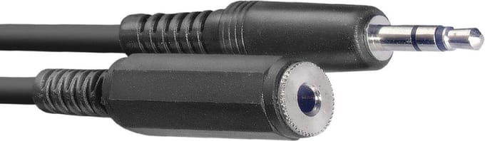 Stagg Audio kabel Mini jack/mini jack (F/m) SAC3MPSBMJS