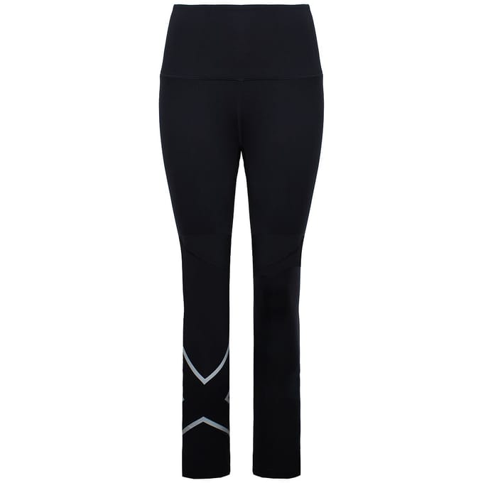 2XU Hi-Rise Compressie Dames Zwart/Zilver Panty