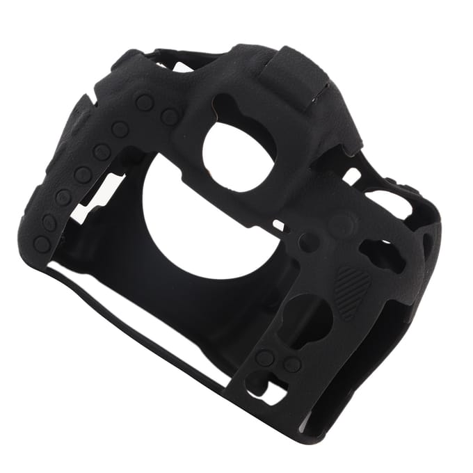 Siliconen Hoes Camera Body Cover Beschermer voor Nikon D850 Camera Beschermende Body Skin Tas black