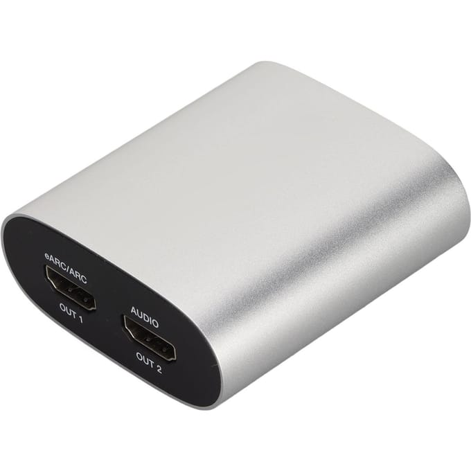 Extracteur de son HD Interface multimédia 4K 60 Hz 18 Gbit/s Plug and Play Prise en charge multiformat white