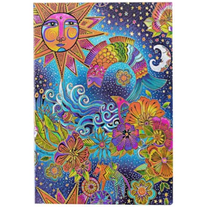 Paperblanks schetsboek, celestial magic, hardcover, formaat grande 20,5 x 30 cm, blanco