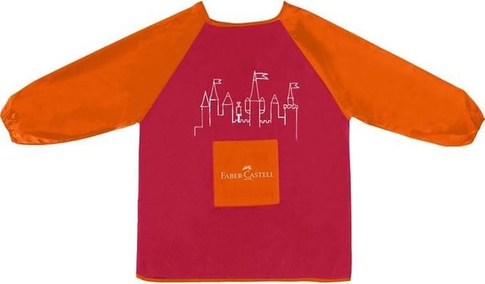 Faber-Castell Painting apron 4 young artist red/orange