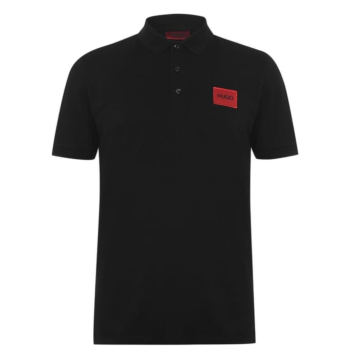 Hugo Heren Deruso Poloshirt (Zwart)