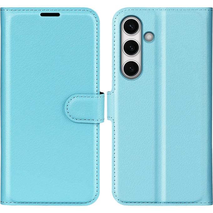 Mocaa Samsung Galaxy S24 FE Slim-Fit Book Case Babyblauw
