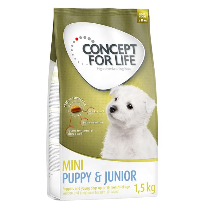 1,5kg Mini Junior Concept for Life Hondenvoer