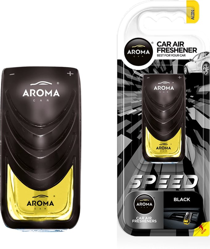 Aroma Car Speed 3D Black - Airfreshner