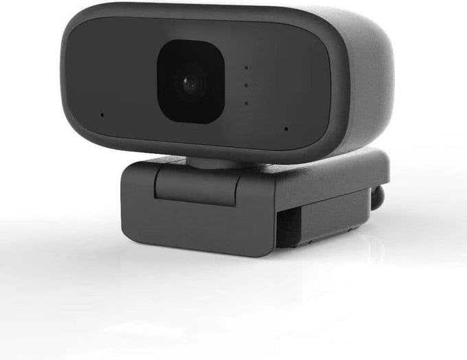 Webcam (720p) HD - Op computer - Webcam voor pc - Webcamera - Vergaderen - Werk & Thuis - USB - Microfoon - Windows & Mac