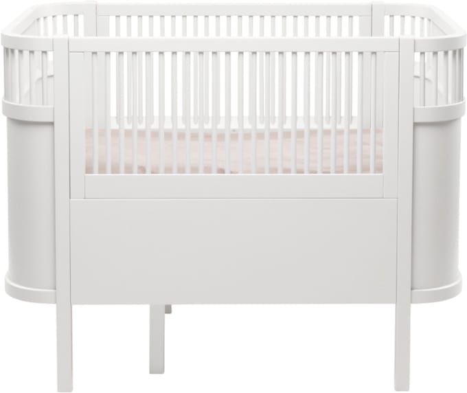 Sebra Meegroeibed Baby & Junior - Classic White