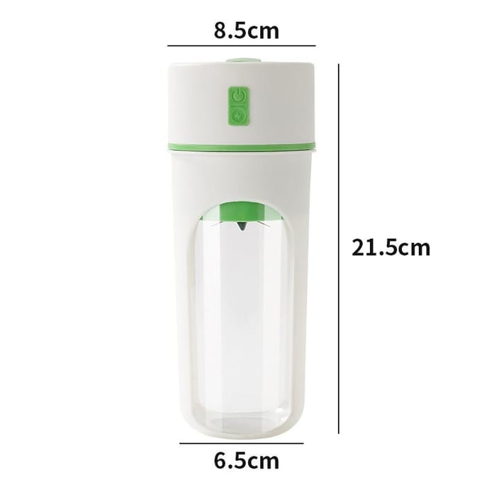 Fabrieksuitverkoop Draagbare Elektrische Juicer Handheld Smoothie Blender Fruit Mixers beker oplaadbare usb mini blenders voor reizen white