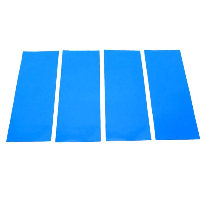 20 PIÈCES Patchs de Réparation en PVC Patch Auto-adhésif Kit de Réparation Gonflable Autocollants à Forte Adhésion Patch pour Bouée Gonflable Couleur Bleue