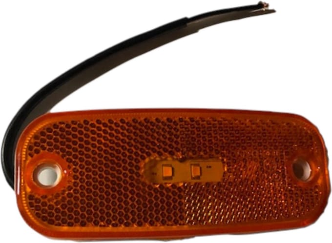 Benson LED zijmarkering - reflector - oranje - 111 x 45 mm - 12-24V